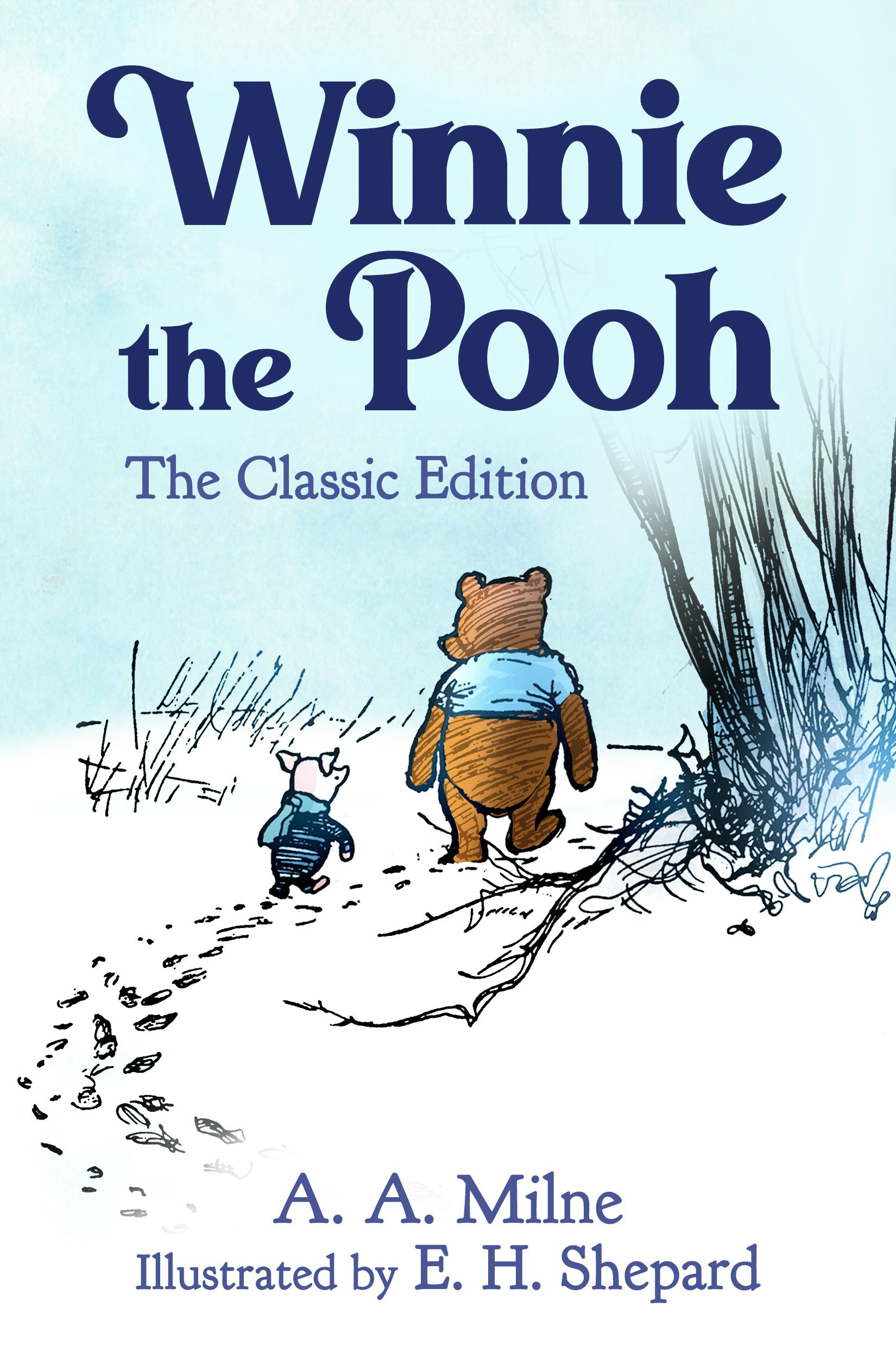 Winnie-the-Pooh B&W - ajdesignclassics.com