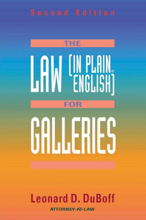 The Law (in Plain English) for Galleries book image