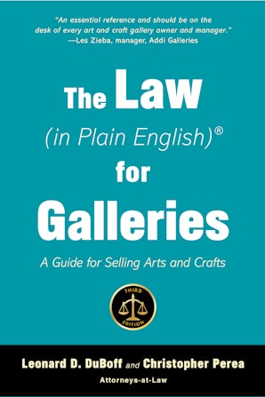 The Law (in Plain English) for Galleries book image
