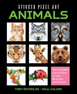 Sticker Pixel Art: Animals book image