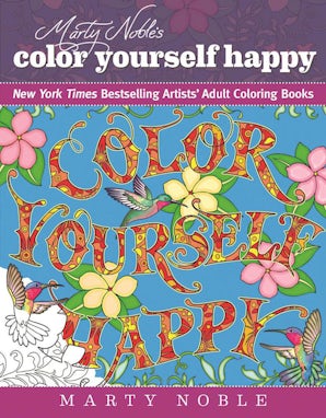 Marty Noble's Color Yourself Happy book image